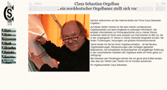 Desktop Screenshot of orgelbau-sebastian.de